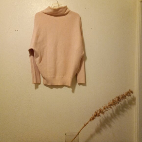 NWOT Slouchy Drapey Mock Neck Dolman Sweater Size S/M...